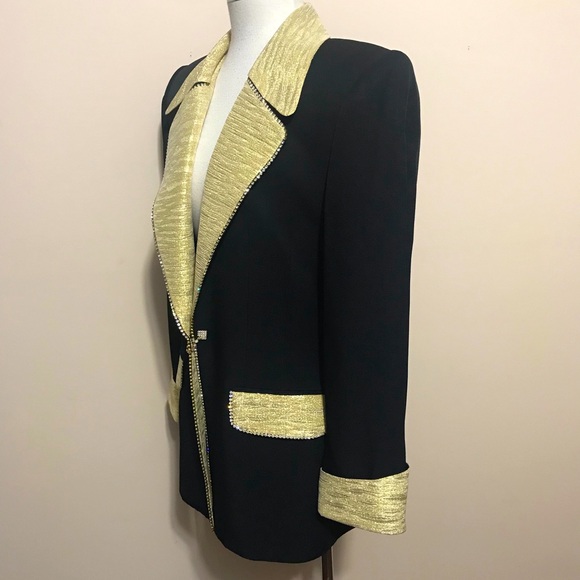 Holly’s Women’s Black Blazer With Rhinestones - Picture 5 of 16